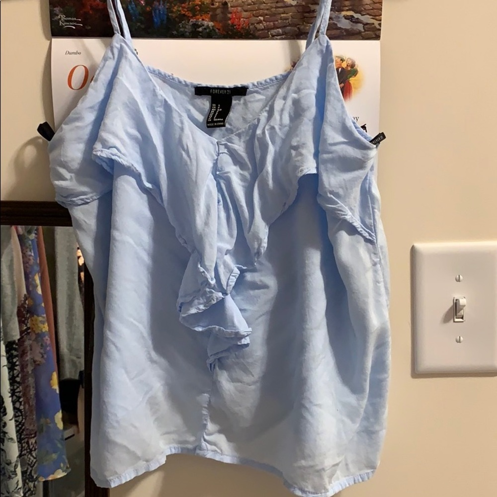 F21: Cute baby blue tank